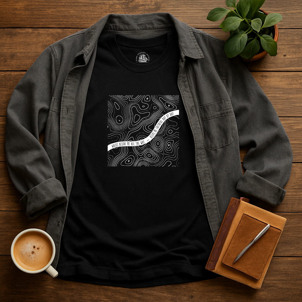 Walks Beside Me All the Way T-Shirt