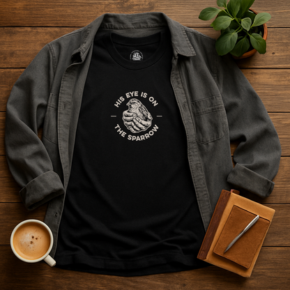 I Know He Watches Me T-Shirt - Hymn Treasury Archive