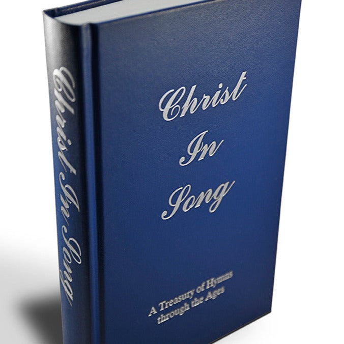 Cover of the Christ in Song hardcover hymnal